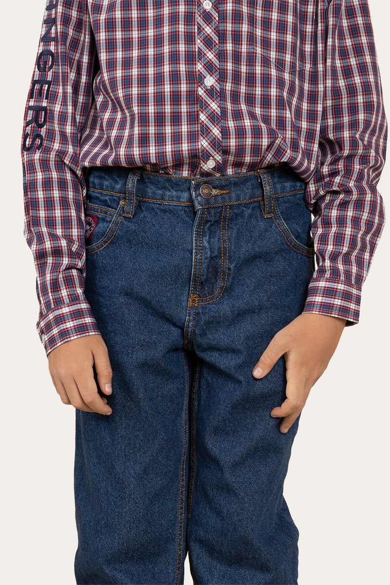 Southwest Kids Relaxed Fit Jean - Mid Wash Blue