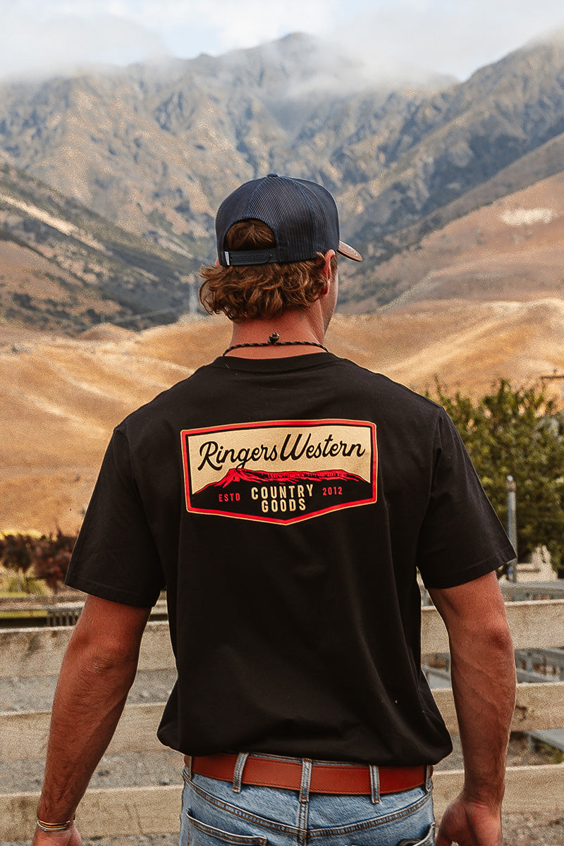 Country Goods Mens Loose Fit T-Shirt - Black