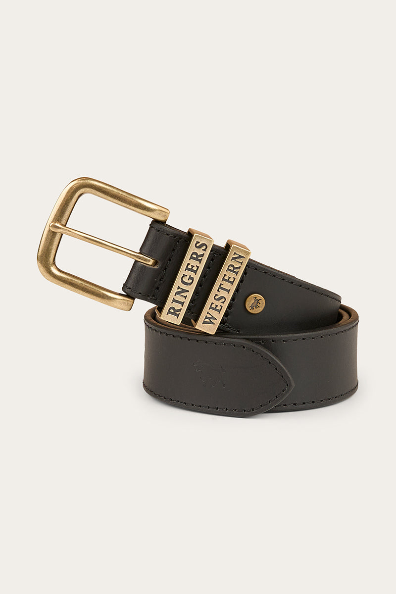 James Kids Belt - Black / Gold