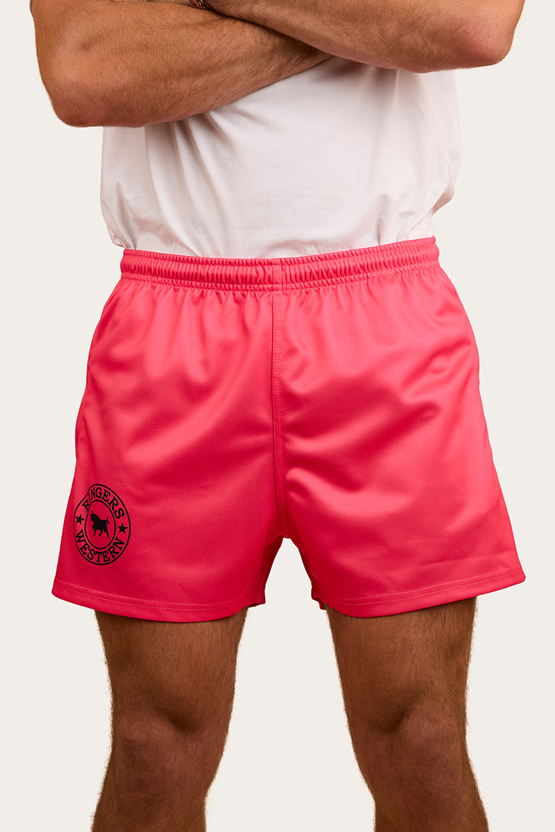 Ringers Footy Shorts - Melon